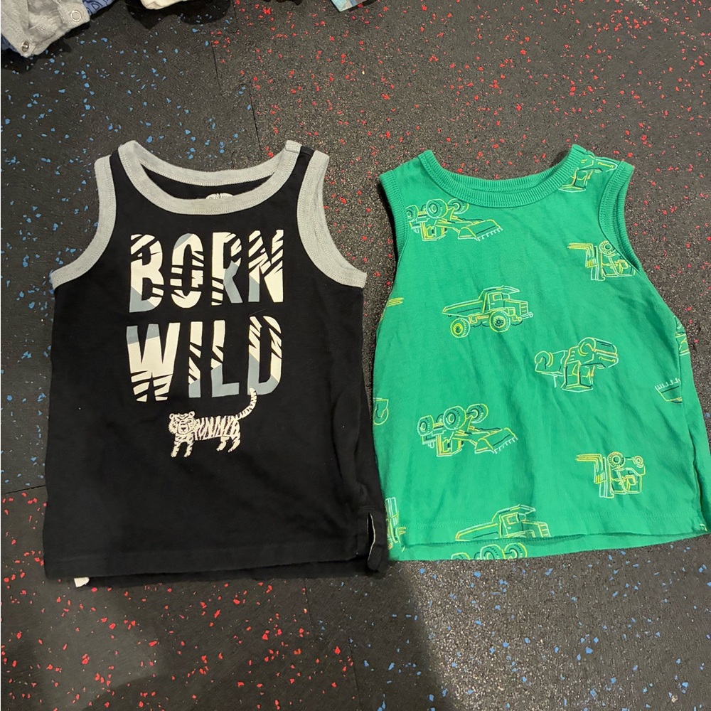 2 tank tops 18-24 months boy